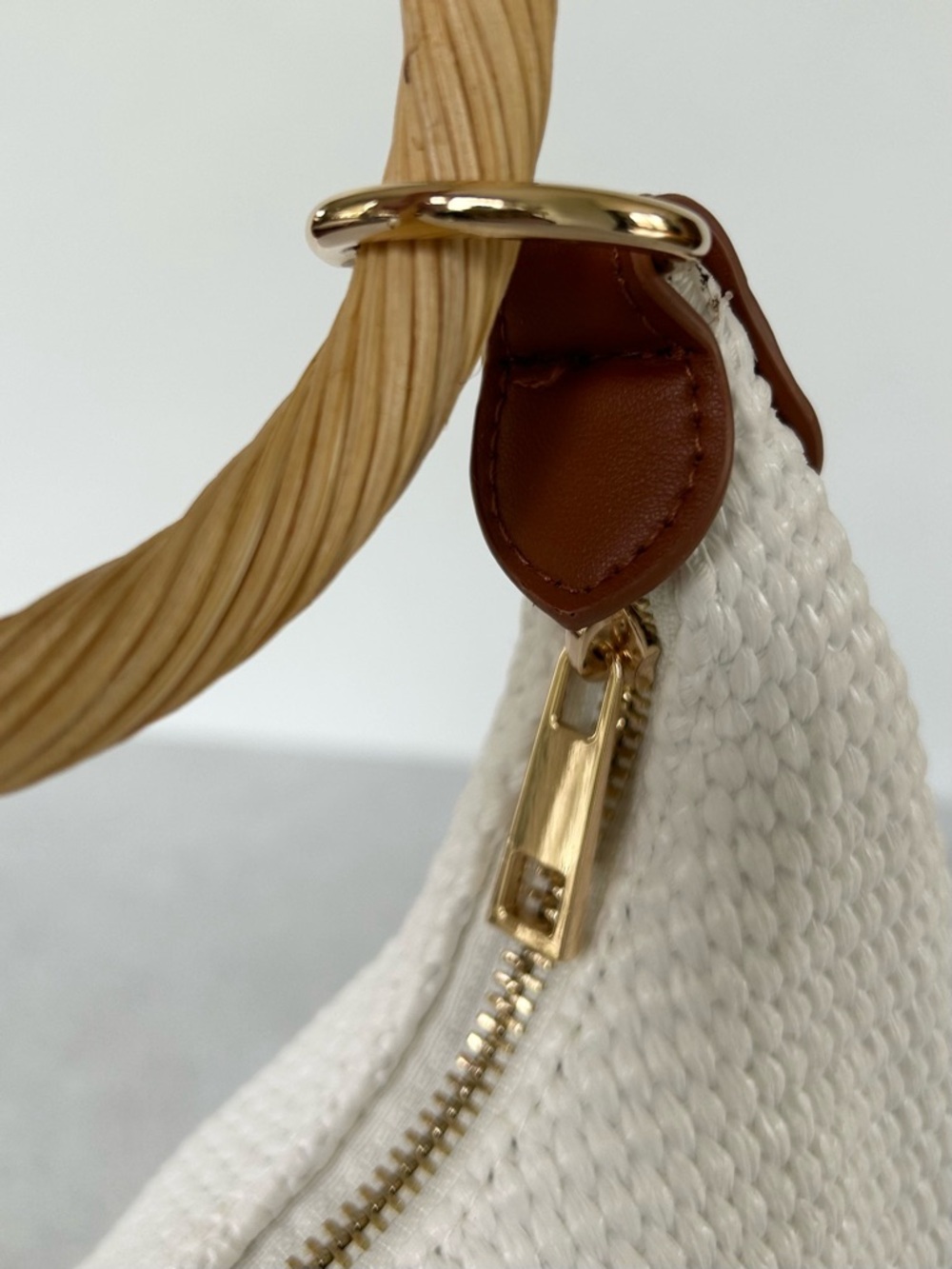A . New Day Boho Bracelet Handbag in White NWT - Picture 5 of 11